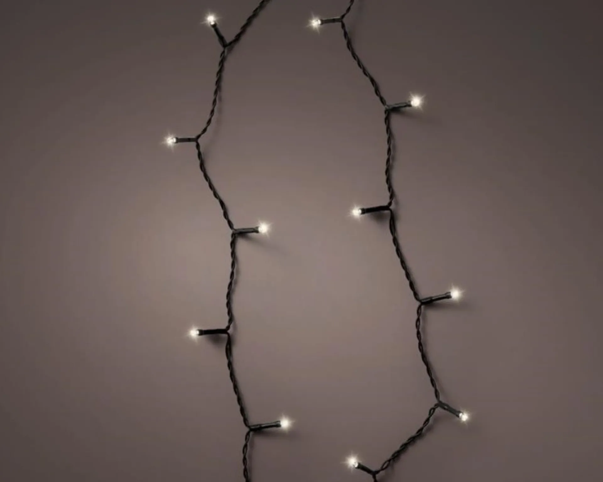 Decoris Kerstverlichting Twinkle Op Batterij Warm Wit Buiten 192 Lampjes - Boomverlichting Shop