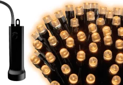 Decoris Kerstverlichting Twinkle Op Batterij Warm Wit Buiten 96 Lampjes - Boomverlichting Best Sale