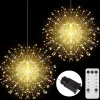 Trend24 Kerstverlichting Vuurwerk - Firework Led Lights - Sfeerverlichting - Ophangbaar - Snoer Met 2 Stuks - Inclusief Afstandsbediening - Warm Wit Cheap