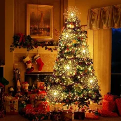 Trend24 Kerstverlichting Vuurwerk - Firework Led Lights - Sfeerverlichting - Ophangbaar - Snoer Met 2 Stuks - Inclusief Afstandsbediening - Warm Wit Cheap