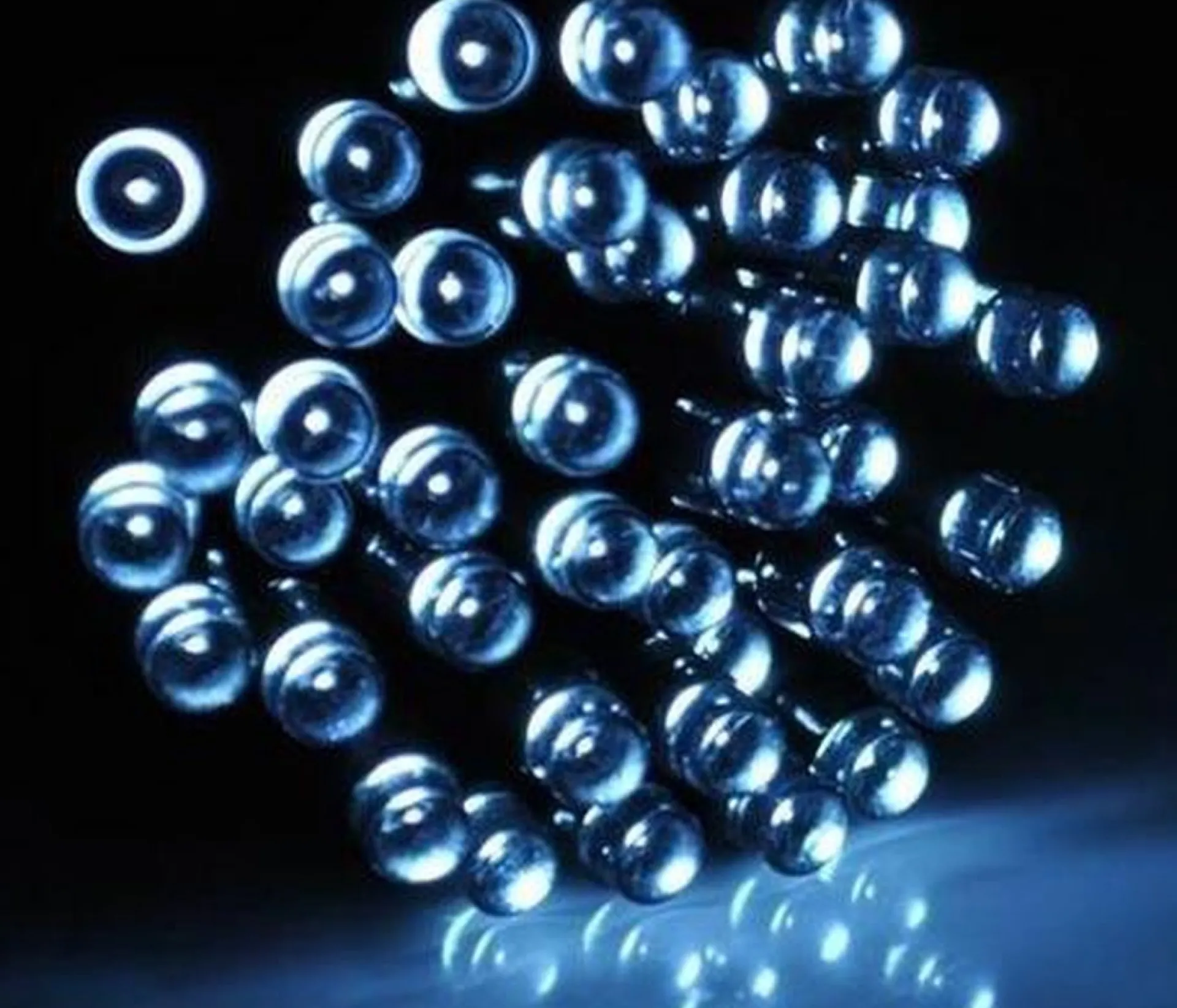 Merkloos Kerstverlichting Zonne-Energie 40 Led - Koud Wit Outlet