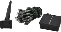 Merkloos Kerstverlichting Zonne-Energie 40 Led - Koud Wit Outlet