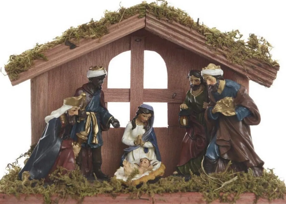 Decoris Kerststallen>Kerstversiering (20 X 13 X 9 Cm)