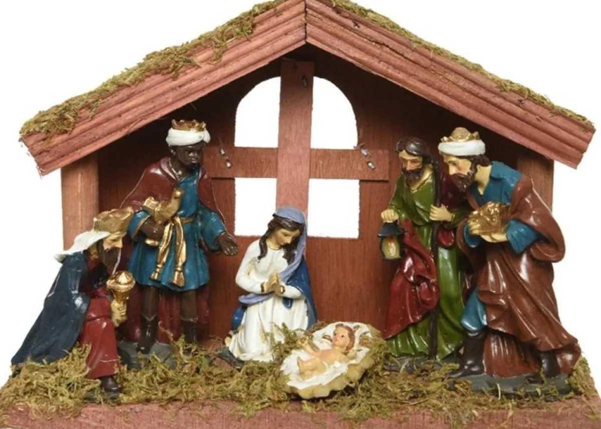 Decoris Kerststallen>Kerstversiering (20 X 13 X 9 Cm)