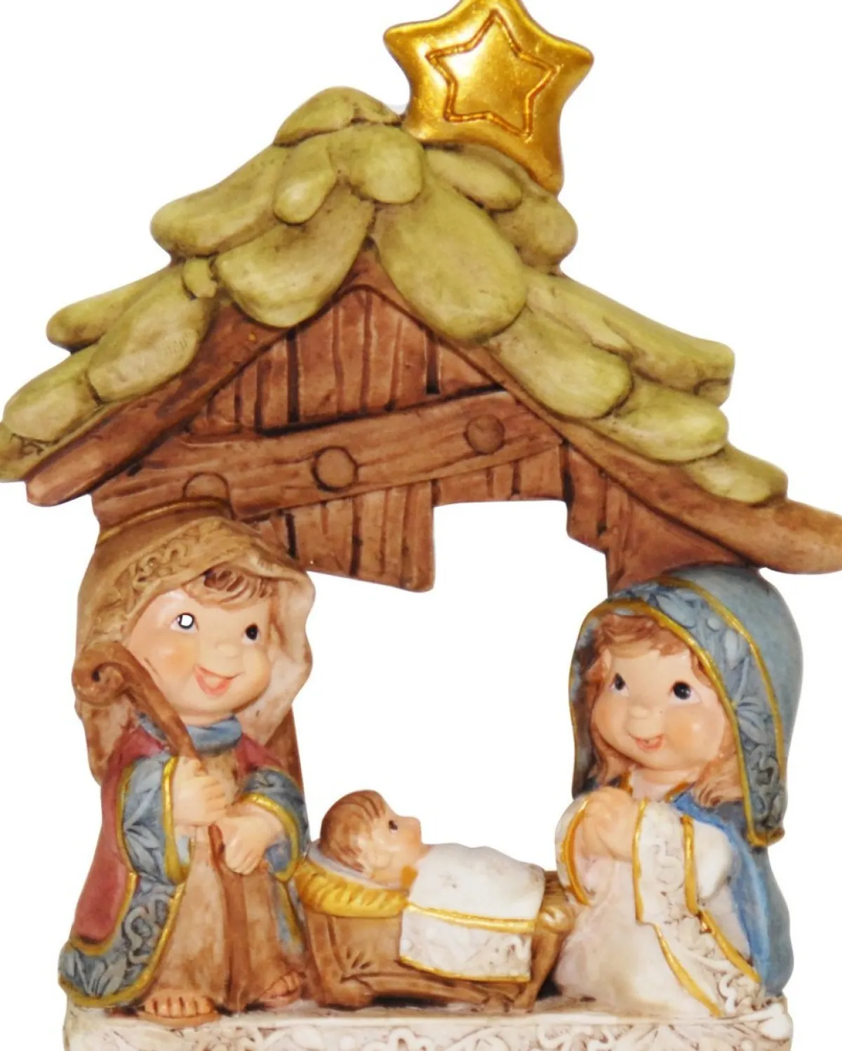 Merkloos Kerststallen>Kinderkamer/Kinder Kerststalletje 9 X 12 Cm