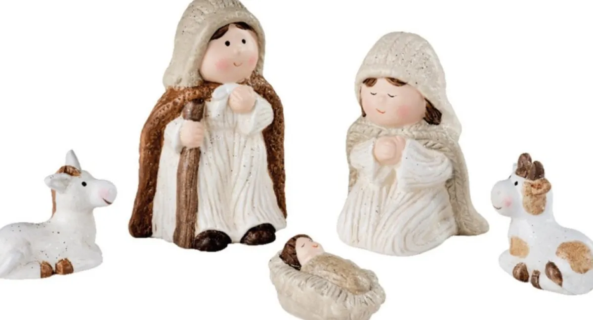 Decoris Kerststallen>Kinder/Kinderkamer Kerststal Beelden/Figuren 6,4 X 4 X 3,2 Cm