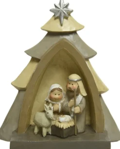 Decoris Kerststallen>Kinder/Kinderkamer Kerststal Met Beelden/Figuren 13 X 5 X 15,5 - Kerststalletjes/Kerststallen
