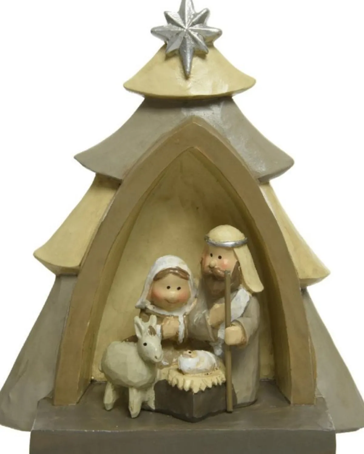 Decoris Kerststallen>Kinder/Kinderkamer Kerststal Met Beelden/Figuren 13 X 5 X 15,5 - Kerststalletjes/Kerststallen