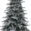 KJ Kunstkerstbomen – Spitsbergen Flock De Luxe Besneeuwde Kunstkerstboom - 240 Cm - Met Inclusief Led Verlichting 570 Led-Lampjes – 2351 Pe En Pvc Takken Flash Sale