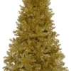 KJ Kunstkerstbomen Gouden Kunstkerstboom De Luxe - 180 Cm - Goud - 1050 Pvc Takken Outlet