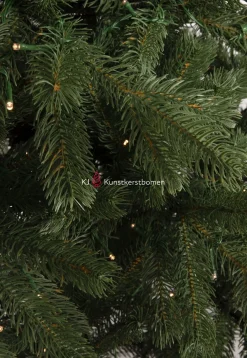 KJ Kunstkerstbomen Kjkunstkerstbomen Malmo Kunstkerstboom De Luxe 180Cm Met Inclusief Led Verlichting 300 Led-Lampjes-1215 Pe Takken 180 Cm New