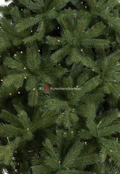 KJ Kunstkerstbomen Kjkunstkerstbomen Malmo Kunstkerstboom De Luxe 180Cm Met Inclusief Led Verlichting 300 Led-Lampjes-1215 Pe Takken 180 Cm New