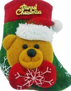 Knaak Kerstsokken> Kerstsok Beertje Voor Bestek En/Of In De Kerstboom - 1 Stuk - Kerstdecoratie