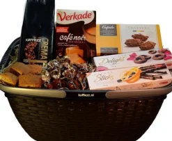 koffiezz Altijd Goed Cadeau Mand Met Koffie En Lekkernijen. Voor Een Bijzonder Koffiemoment Outlet