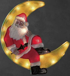 Konst Smide Led Raamdecoratie Kerstman Verlichte Kerstfiguren - 40 Cm - Maan - 20 Leds Best Sale