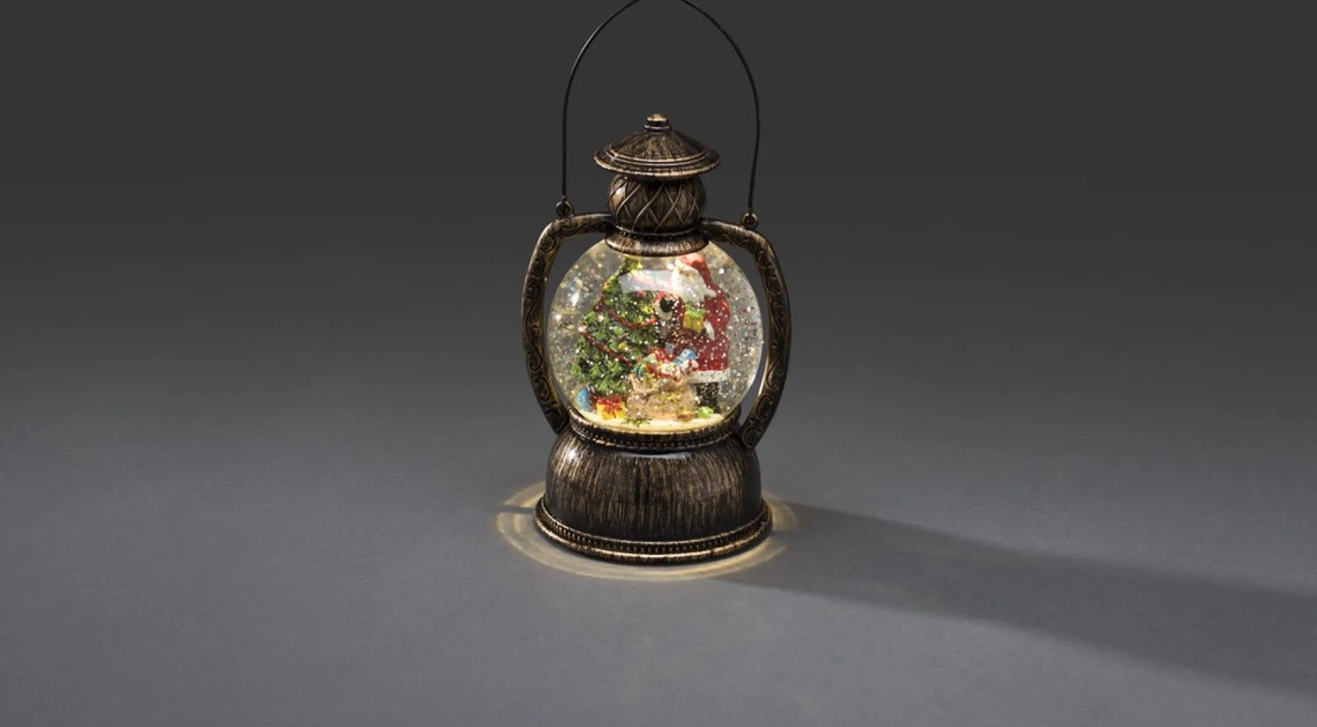 Konst Smide Konstsmide 3497 - Kerstdecoratie - 1 Lamps Led Sneeuwlantaarn Kerstman Watergevuld - Op Batterij - Voor Binnen - Warmwit Fashion