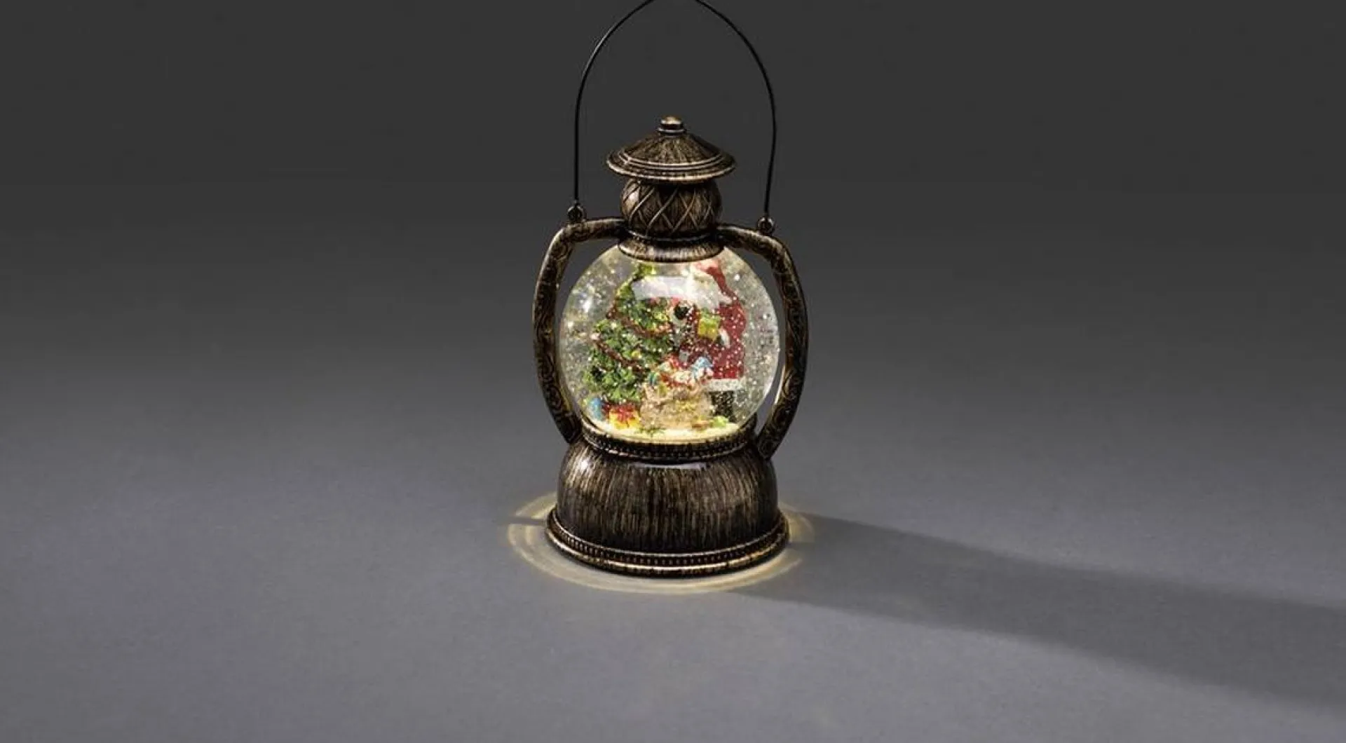 Konst Smide Konstsmide 3497 - Kerstdecoratie - 1 Lamps Led Sneeuwlantaarn Kerstman Watergevuld - Op Batterij - Voor Binnen - Warmwit Fashion