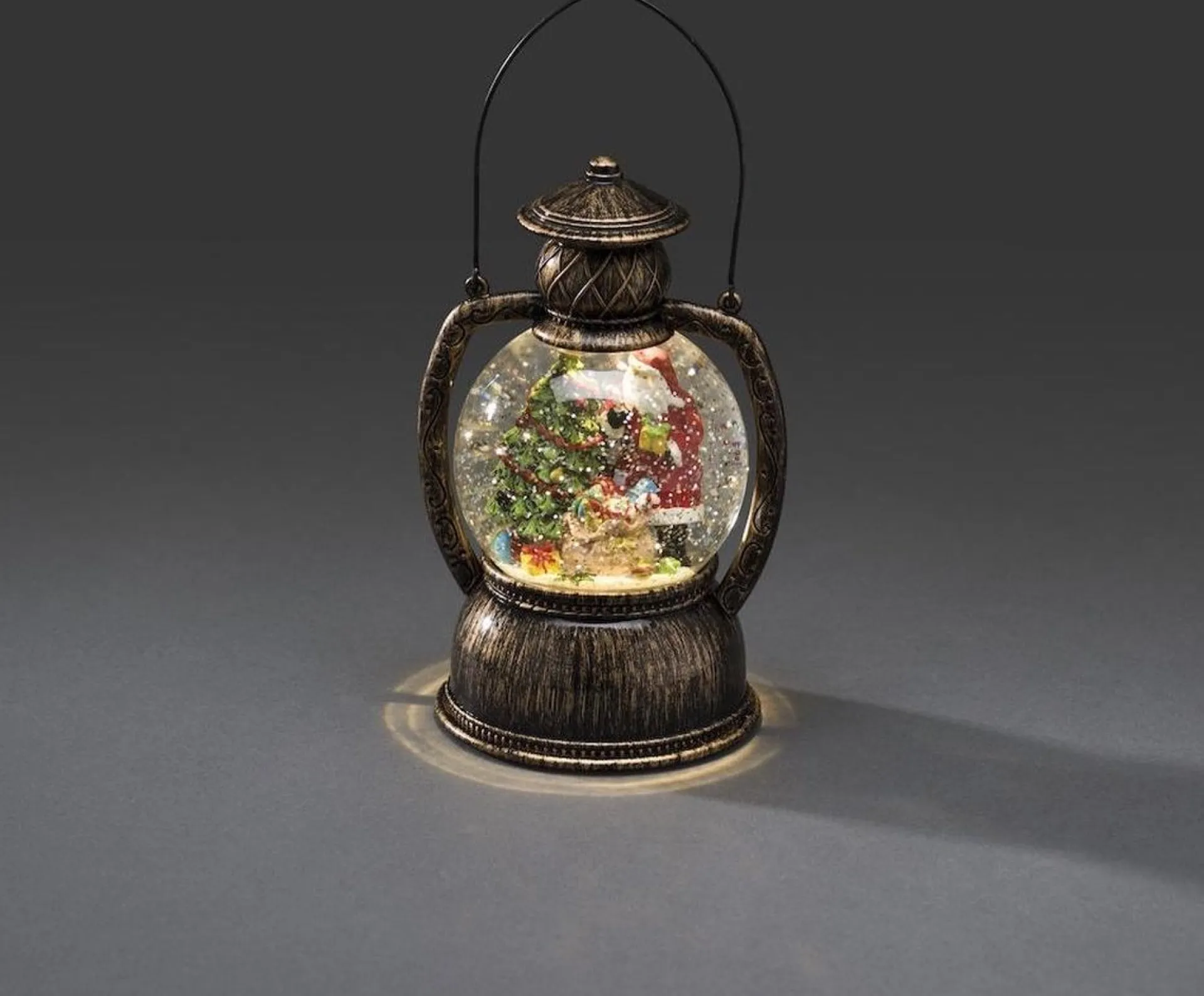 Konst Smide Konstsmide 3497 - Kerstdecoratie - 1 Lamps Led Sneeuwlantaarn Kerstman Watergevuld - Op Batterij - Voor Binnen - Warmwit Fashion