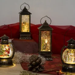 Konst Smide Konstsmide 3497 - Kerstdecoratie - 1 Lamps Led Sneeuwlantaarn Kerstman Watergevuld - Op Batterij - Voor Binnen - Warmwit Fashion