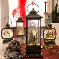 Konst Smide Konstsmide 3497 - Kerstdecoratie - 1 Lamps Led Sneeuwlantaarn Kerstman Watergevuld - Op Batterij - Voor Binnen - Warmwit Fashion