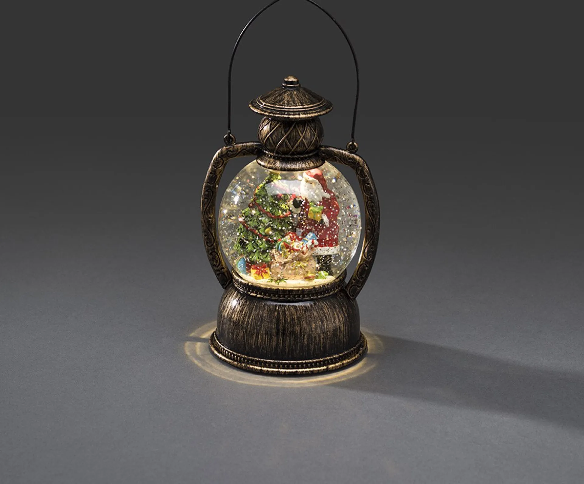 Konst Smide Konstsmide 3497 - Kerstdecoratie - 1 Lamps Led Sneeuwlantaarn Kerstman Watergevuld - Op Batterij - Voor Binnen - Warmwit Fashion