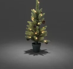 Konst Smide Konstsmide 3781 - Kerstdecoratie - 24 Lamps Led Kerstboompje - 60Cm - 6U En 9U Timer - Op Batterij - Voor Buiten - Warmwit Online