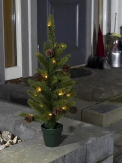 Konst Smide Konstsmide 3781 - Kerstdecoratie - 24 Lamps Led Kerstboompje - 60Cm - 6U En 9U Timer - Op Batterij - Voor Buiten - Warmwit Online