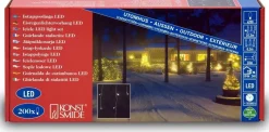 Konst Smide Konstsmide 2733 - Snoerverlichting - 200 Lamps Micro Led Iciclesnoer - 630 Cm - 24V - Voor Buiten - Warmwit Cheap
