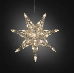 Konst Smide Konstsmide 6110 - Verlicht Kerstfiguur - 32 Lamps Led Acryl Ster 1D - 45Cm - 24V - Voor Binnen - Warmwit Flash Sale