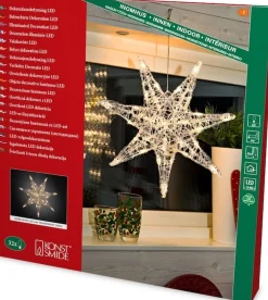 Konst Smide Konstsmide 6110 - Verlicht Kerstfiguur - 32 Lamps Led Acryl Ster 1D - 45Cm - 24V - Voor Binnen - Warmwit Flash Sale