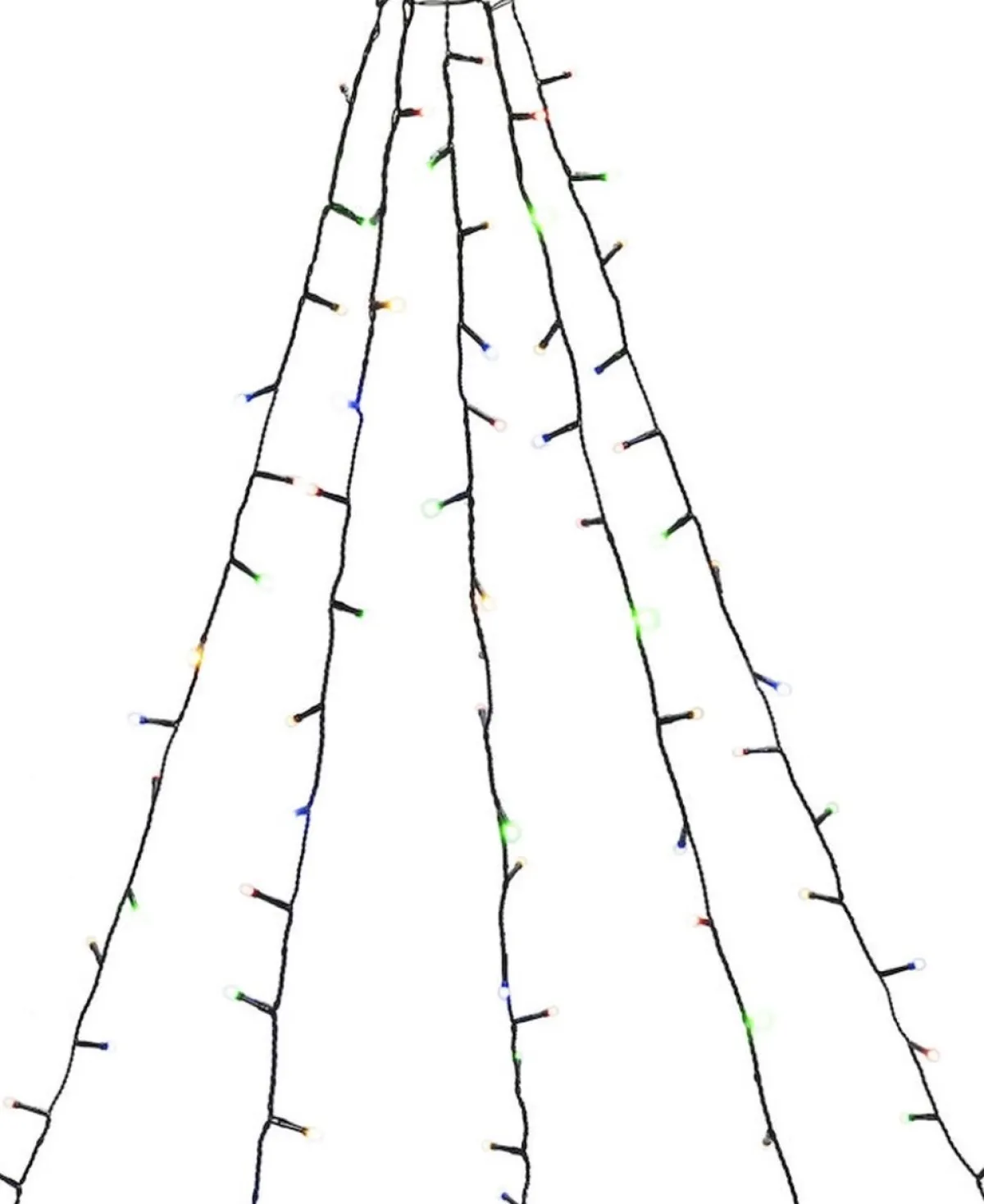 Konst Smide Guirlandes>Konstsmide Christmas Tree Lightset Led, Slinger, Polyvinyl Chloride (Pvc), Groen, Multi, 1,8 M, Ip20