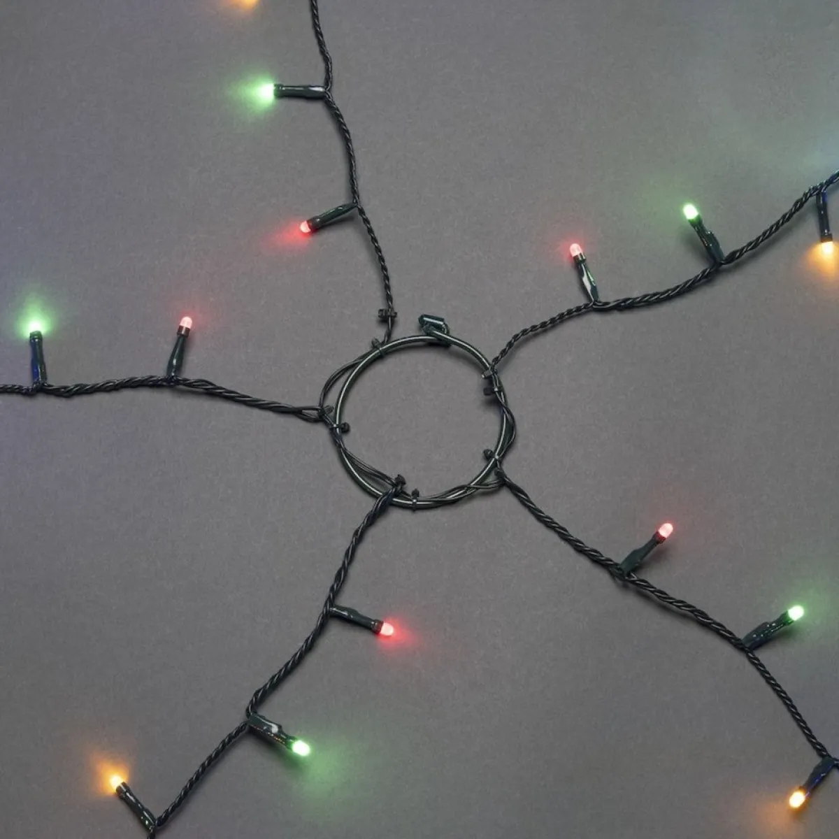 Konst Smide Guirlandes>Konstsmide Christmas Tree Lightset Led, Slinger, Polyvinyl Chloride (Pvc), Groen, Multi, 1,8 M, Ip20