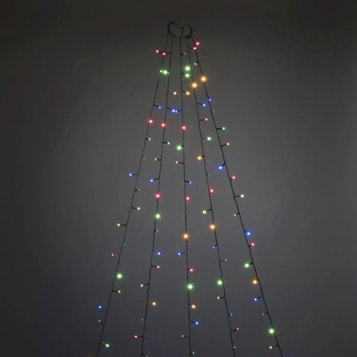 Konst Smide Guirlandes>Konstsmide Christmas Tree Lightset Led, Slinger, Polyvinyl Chloride (Pvc), Groen, Multi, 1,8 M, Ip20