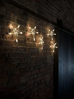 Konst Smide Kerststukjes>Konstsmide Decoratieve Verlichting Lichtdecoratie Ster - Transparant - 40 Lampen Led 2,4 W A