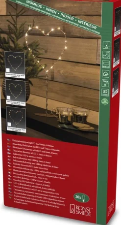 Konst Smide Konstsmide Kerstverlichting Hart 20 Led 2200K Ip20 40 Cm Amber Store