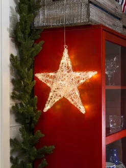 Konst Smide Konstsmide Led Acrylster Kerstverlichting - 34 Cm - 24 Lampjes - 24V - Voor Binnen - Warmwit Flash Sale