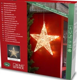 Konst Smide Konstsmide Led Acrylster Kerstverlichting - 34 Cm - 24 Lampjes - 24V - Voor Binnen - Warmwit Flash Sale