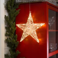 Konst Smide Konstsmide Led Acrylster Kerstverlichting - 34 Cm - 24 Lampjes - 24V - Voor Binnen - Warmwit Flash Sale