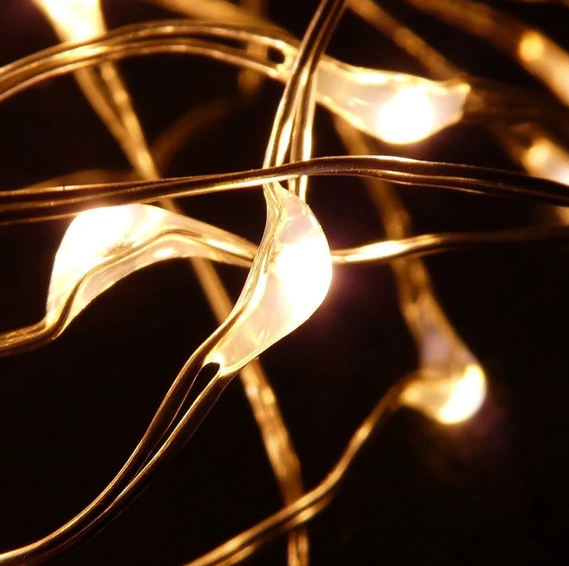 Anna's Collection Koper Draadverlichting Met Timer 20 Led Lampjes 1 Meter - Koperdraad Sfeerverlichting - Voor Binnen En Buiten Gebruik Shop