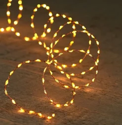 Anna's Collection Koper Kerst Verlichting Met Timer 330 Led Lampjes 5 Meter - Koper Kerst Sfeerverlichting - Kerstversiering Voor Binnen Gebruik New