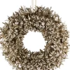 Merkloos Kerstkransen>Krans / Kerstkrans - Champagne / Beige / Zilver - O 32 X 7 Cm Hoog