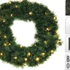 Merkloos Kerstkransen>Krans 50Cm 200 Takjes Met Led