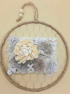 Merkloos Kerstkransen>Krans Landelijk-Deurkrans-Droogbloemen Ring-Droogbloemen Krans-Droogbloemen