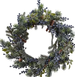 Everlands Krans Pe D60Cm Groen/Blauw Hot