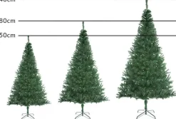 Casaria Kunst Kerstboom, 240 Cm, Standaard Flash Sale