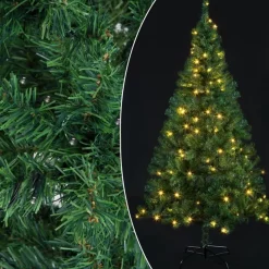 Casaria Kunst Kerstboom, 180 Cm, Standaard, Met Verlichting, 120 X Led Fashion