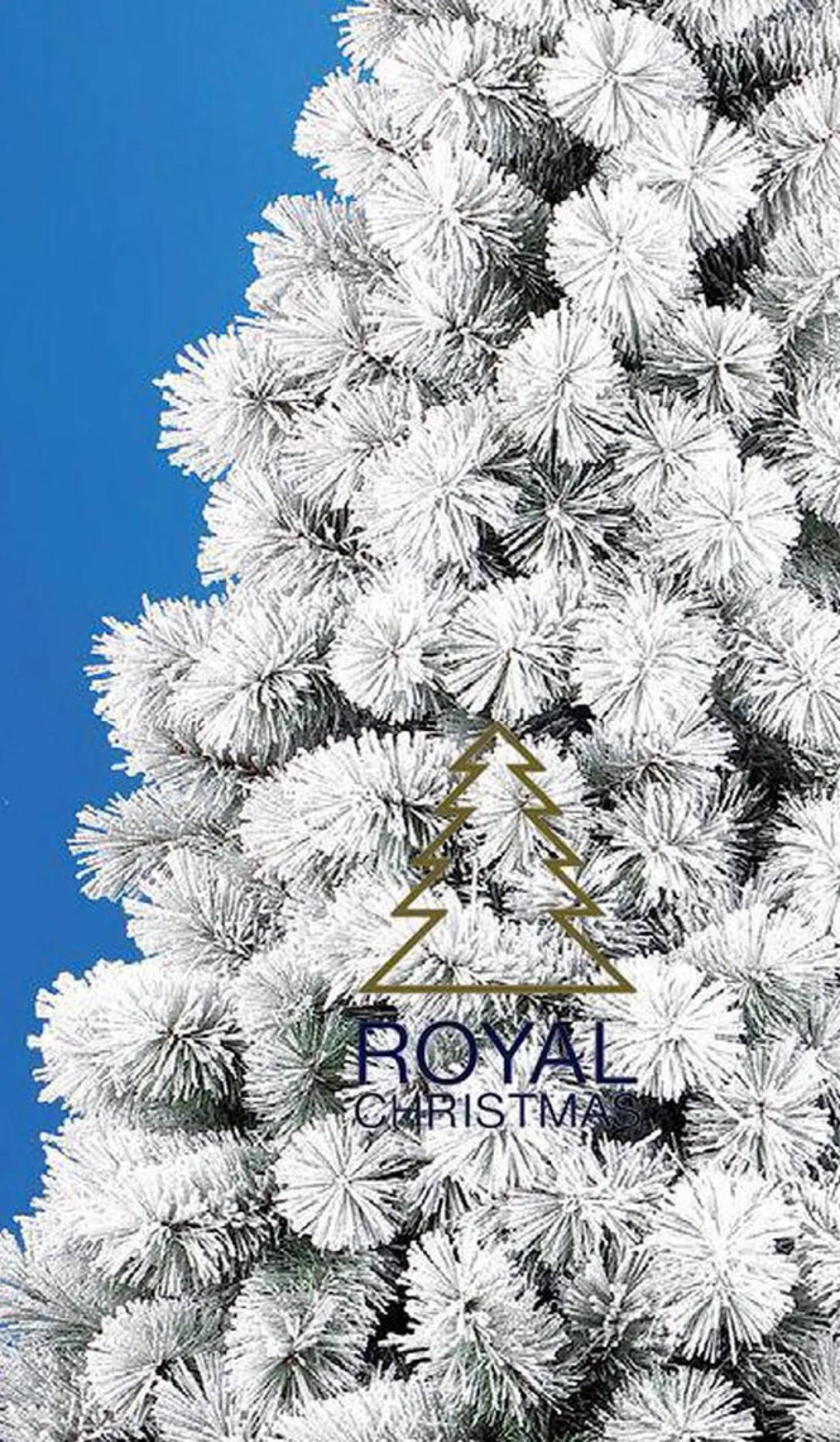 Royal Christmas Kunst Kerstboom Chicago Pp Met Sneeuw / Flock - Lengte 180 Cm - 312 Takken Cheap