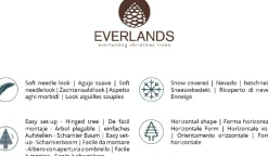 Everlands Kunst Kerstboom Imperial Pine - 980 Tips - Met Sneeuw - 240 Cm Outlet