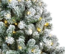 Everlands Kunst Kerstboom Imperial Pine Met Sneeuw En Verlichting150 Cm - Kunstbomen Clearance