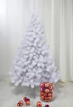 Merkloos Kunst Kerstboom/Kunstboom Wit 90 Cm - Kunst Kerstbomen / Kunstbomen Shop